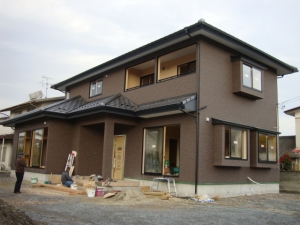 ２世帯住宅新築工事